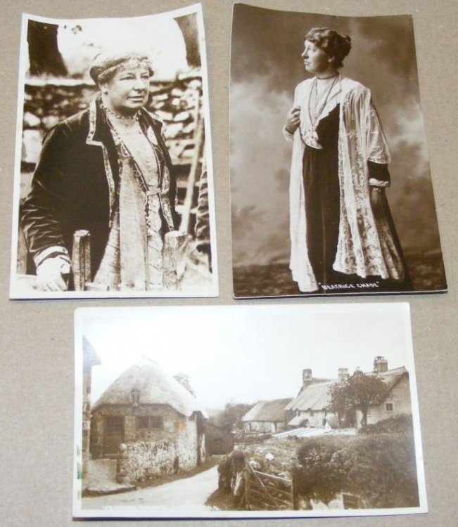 A Future Life for Loving Animals [and six postcards of Beatrice Chase and Venton House & Chapel]
