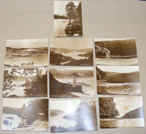 10 Sepia Photographs of River Dart (Judge's Little Pictures)