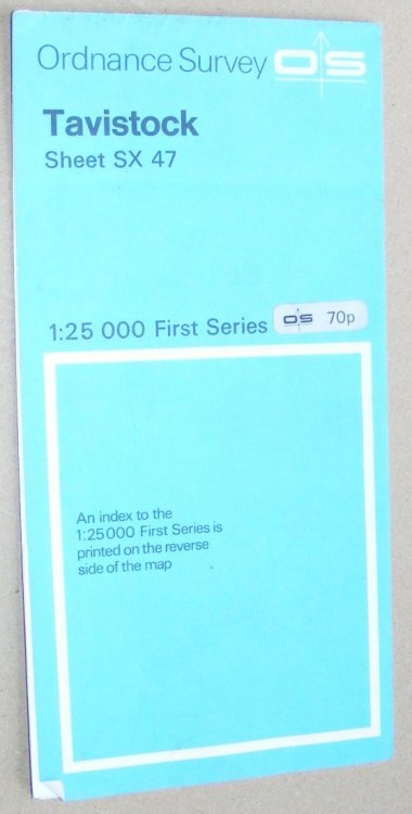 Tavistock. 1:25000 First Series Map Sheet SX 47