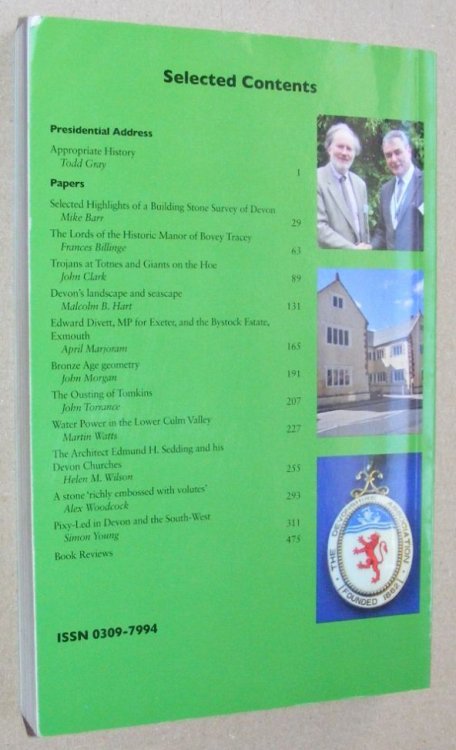 Report and Transactions of the Devonshire Association for the Advancement of Science, Literature and Art Volume 148, Cullmompton 2016