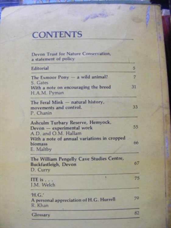 Nature in Devon 2: The Journal of the Devon Trust for Nature Conservation