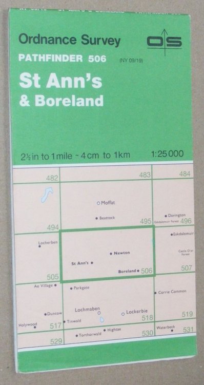 St Ann's & Boreland. 1:25000 Pathfinder Map Sheet 506 (NY 09/19)