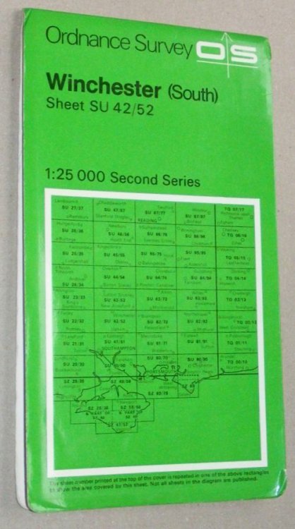 Winchester (South). 1:25000 Pathfinder Map Sheet SU 42/52