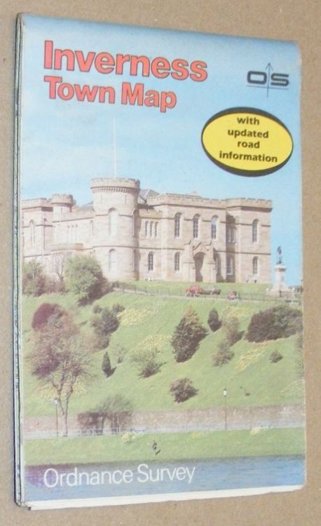 Inverness Town Map. Scale 1:10000