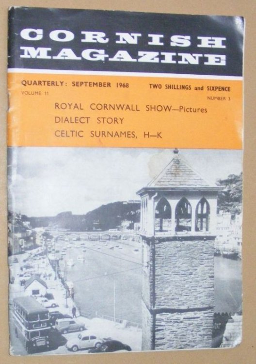 Cornish Magazine Vol.11 no.3, September 1968