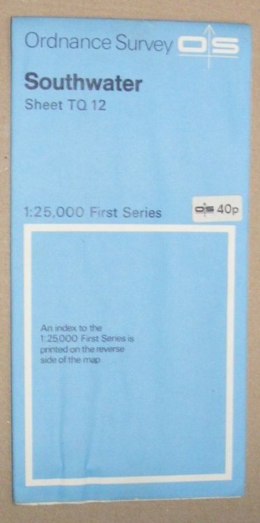 Southwater. 1:25000 First Series Map Sheet TQ 12