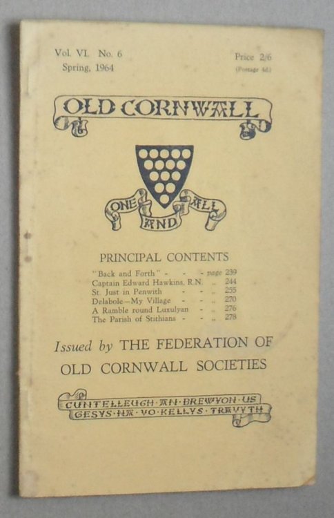 Old Cornwall vol.VI, no.6, Spring 1964