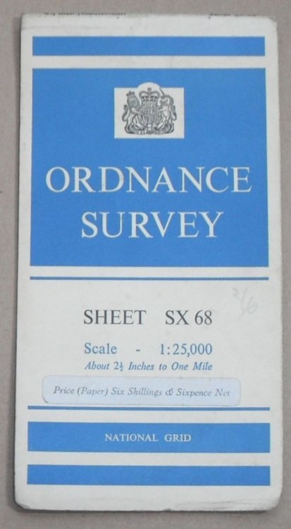 [Gidleigh]: Sheet SX 68 1:25000 First Series Map