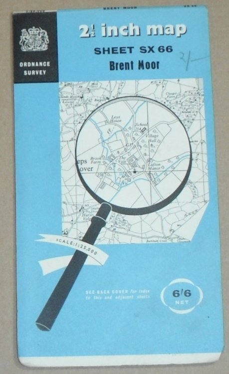 Brent Moor, Sheet SX 66 1:25000 First Series Map