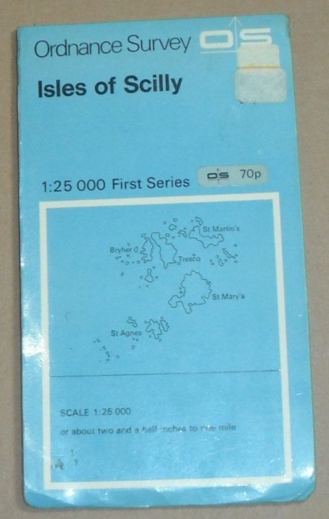 Isles of Scilly, 1:25000 First Series Map