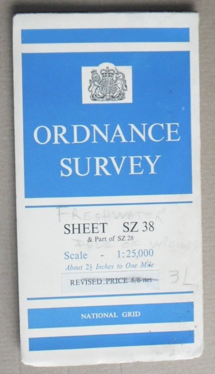 [Freshwater & Yarmouth], Sheet SZ 38 1:25000 First Series Map