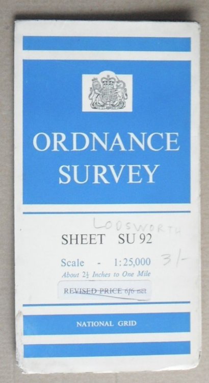 [Petworth], Sheet SU 92 1:25000 First Series Map