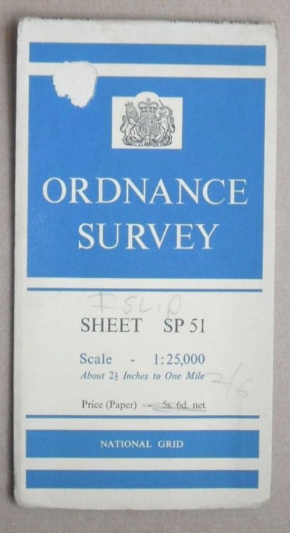 [Islip, Oxfordshire], Sheet SP 42 1:25000 First Series Map