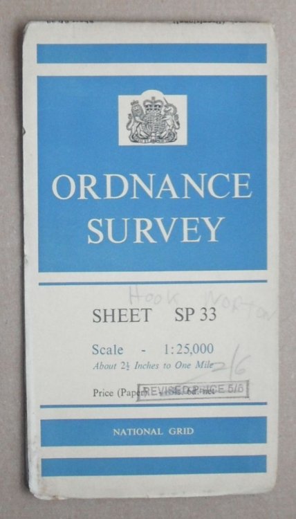 [Hook Norton], Sheet SP 33 1:25000 First Series Map