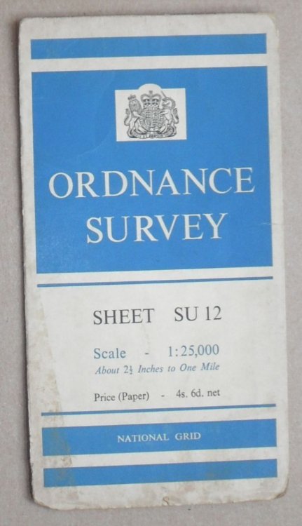[Salisbury (South)], Sheet SU 12 1:25000 First Series Map