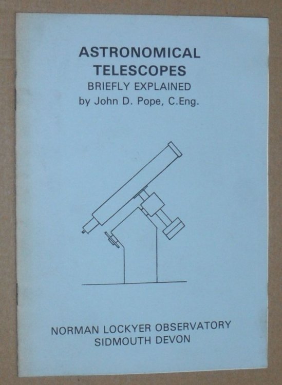 Astronomical Telescopes briefly explained