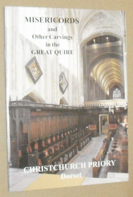 Misericords and other carvings in the Great Quire, Christchurch Priory, Dorset