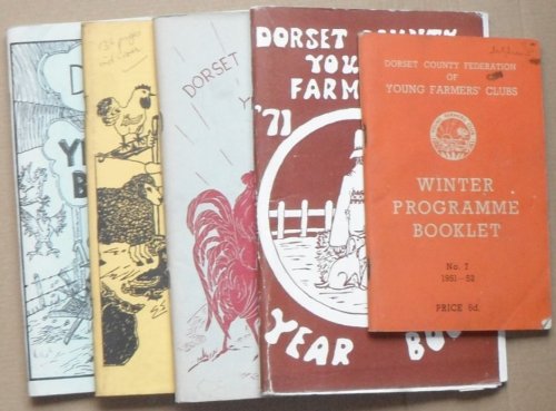 Dorset Young Farmers' Year Books x4 (1963-64, 1971-72, 1981-82, 1983-84), and Winter Programme Booklet No. 7 1951-52