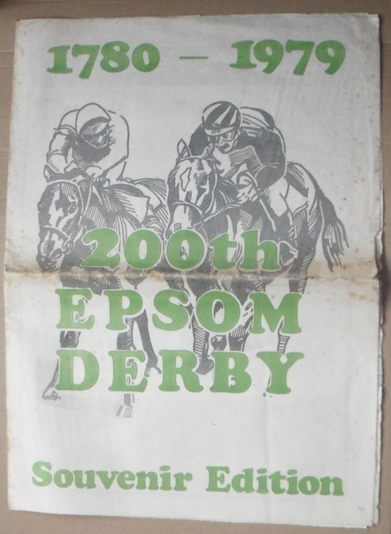 200th Epsom Derby 1780 - 1979 Souvenir Edition
