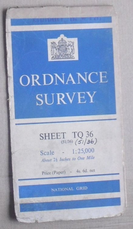 [Croydon], Sheet TQ 36 (51/36) 1:25000 First Series Map