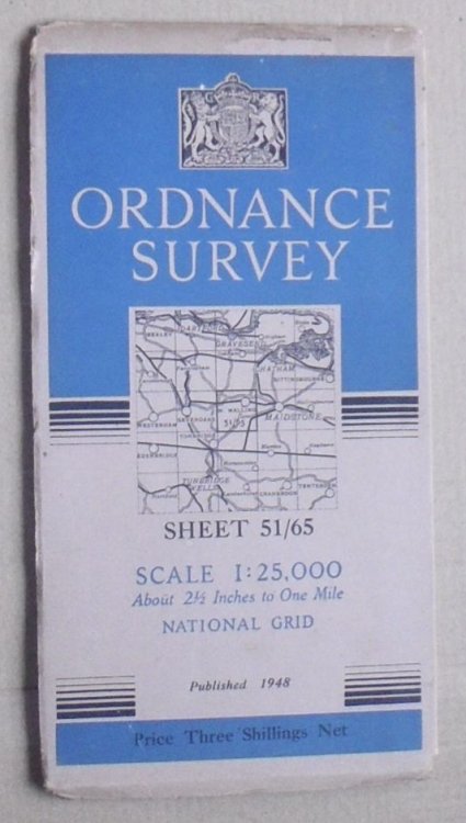 [West Malling], Sheet 51/65 [TQ 65] 1:25000 First Series Map