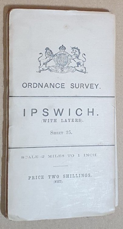Ipswich (with layers), Sheet 25, map, scale 2 miles to 1 inch (1:126720)