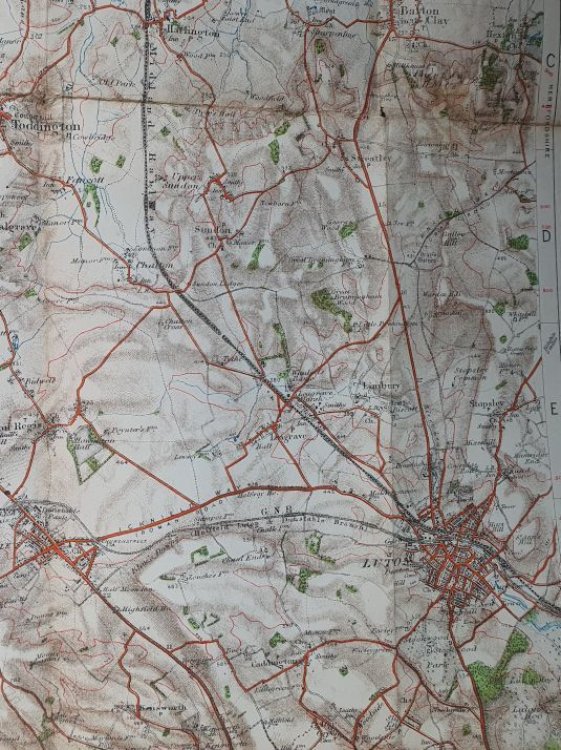 Buckingham, Leighton Buzzard and Luton. Sheet 96, Ordnance Survey One Inch Map (Large Sheet Series), Third Edition