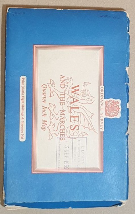 Wales and the Marches. Ordnance Survey Quarter Inch (Fifth Series) Special Sheet. Scale 1:250000