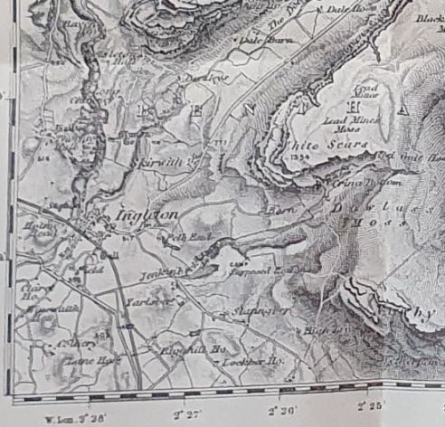 Richmond [Yorkshire], Sheet No. 12 Reprint of the first edition of the one-inch Ordnance Survey of England and Wales