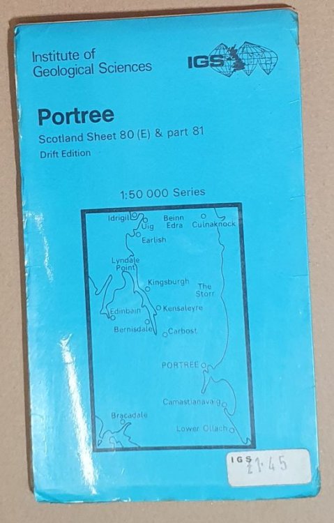 Portree. Sheet 80 (E) & part of 81, Drift Edition, Geological Map 1:50000 Series