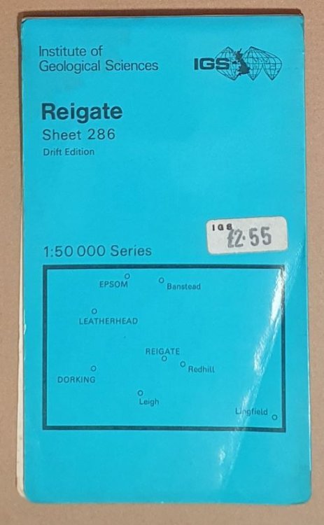 Reigate. Sheet 286, Drift Edition, Geological Map 1:50000 Series