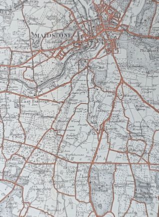 Maidstone and Tunbridge Wells. One inch to one mile (1:63360) 3rd edition