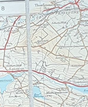 The Peak District Tourist Map. Scale 1 inch to 1 mile (1:63360)