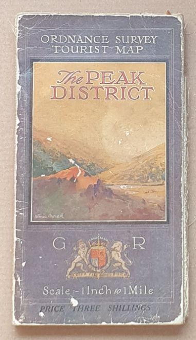 The Peak District Tourist Map. Scale 1 inch to 1 mile (1:63360)