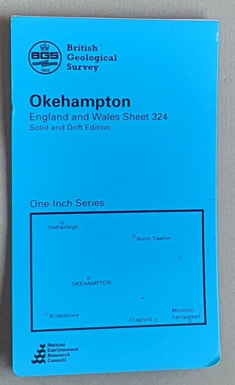 Okehampton. England and Wales Sheet 324, Geological Map, Solid and Drift Edition
