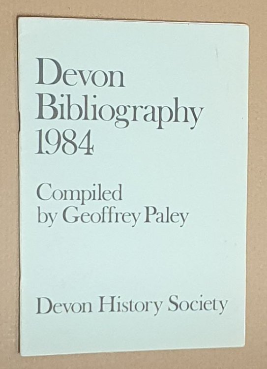 Devon Bibliography 1984