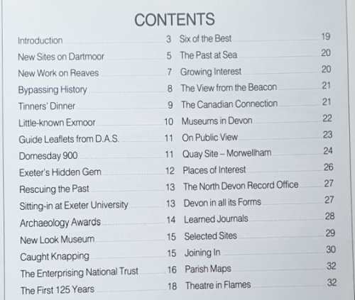 Devon Origins : a review of recent discoveries in history and architecture