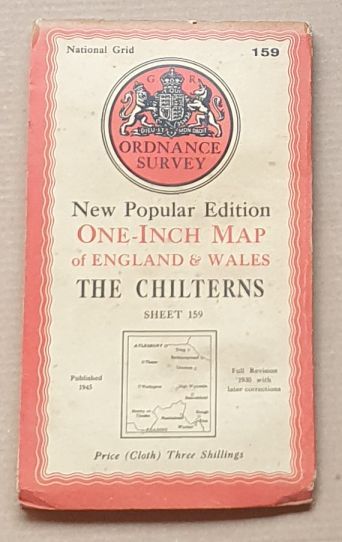 The Chilterns. Sheet 159 One-Inch Map of England & Wales, New Popular Edition [l:63360]