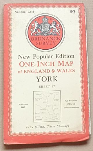 York. Sheet 97. One-Inch Map of England & Wales, New Popular Edition [l:63360]