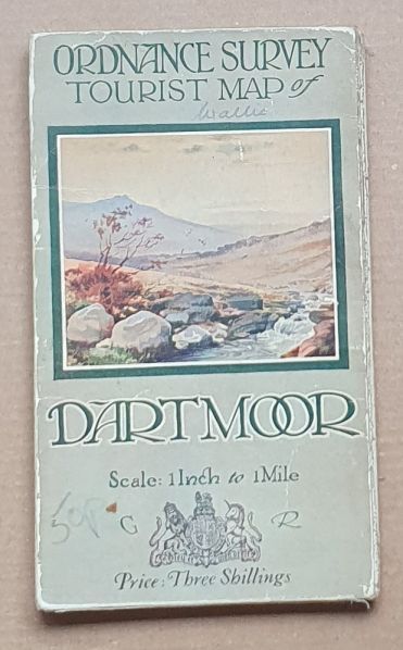 Ordnance Survey Tourist Map of Dartmoor. One-Inch Map of England & Wales [l:63360]