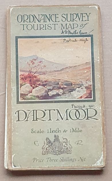 Ordnance Survey Tourist Map of Dartmoor. One-Inch Map of England & Wales [l:63360]