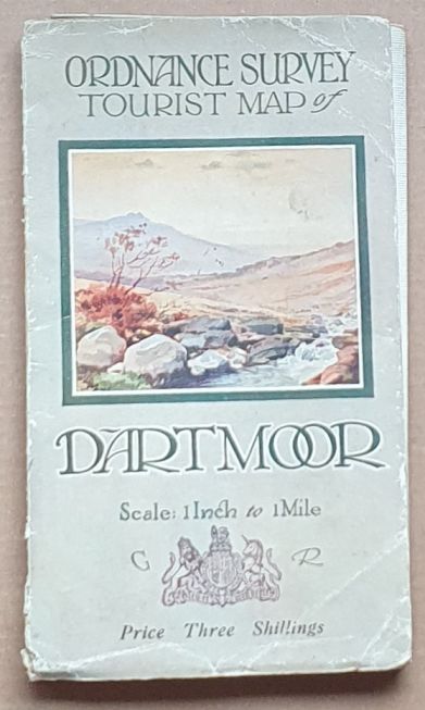 Ordnance Survey Tourist Map of Dartmoor. One-Inch Map of England & Wales [l:63360]
