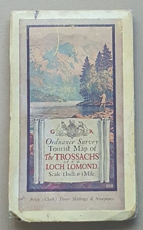 Ordnance Survey Tourist Map of The Trossachs and Loch Lomond. Scale 1 Inch to 1 Mile [1:63360]