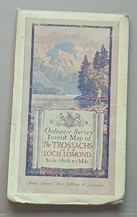 Ordnance Survey Tourist Map of The Trossachs and Loch Lomond. Scale 1 Inch to 1 Mile [1:63360]