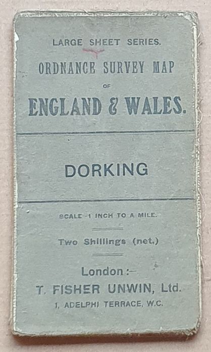 Dorking and Leith Hill District. Ordnance Survey of England & Wales Third Edition, Large Sheet Series. Scale 1 inch to 1 mile [l:63360]