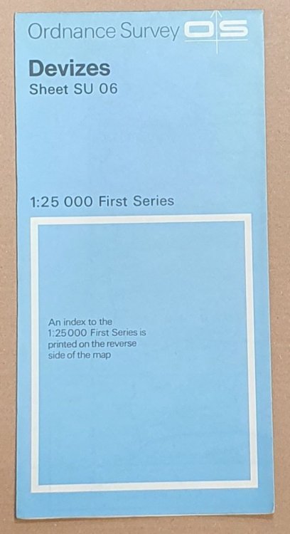Devizes Sheet SU 06 1:25000 First Series Map