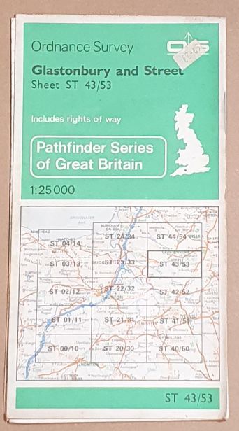 Glastonbury and Street. 1:25000 Pathfinder Sheet ST 43/53 [1238]