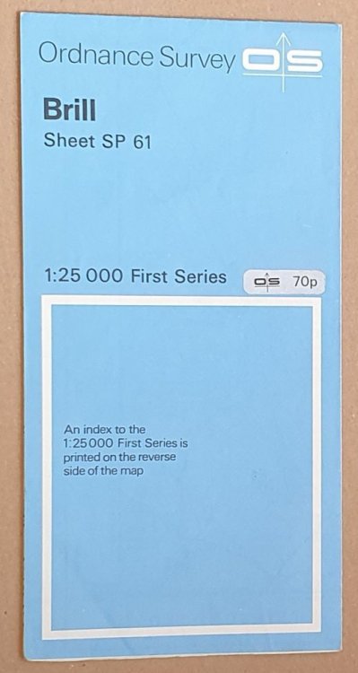 Brill Sheet SP 61 1:25000 First Series Map