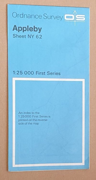 Appleby Sheet NY 62 1:25000 First Series Map