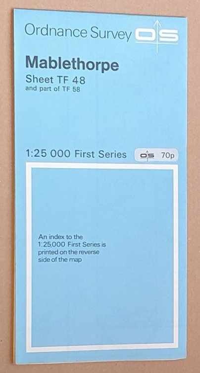 Mablethorpe Sheet TF 48 and part of TF 58 1:25000 First Series Map